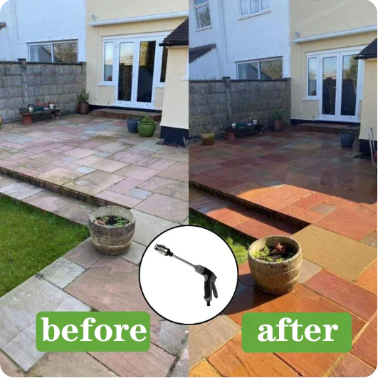 Turbowasher Set-Power high-pressure cleaner +soap container